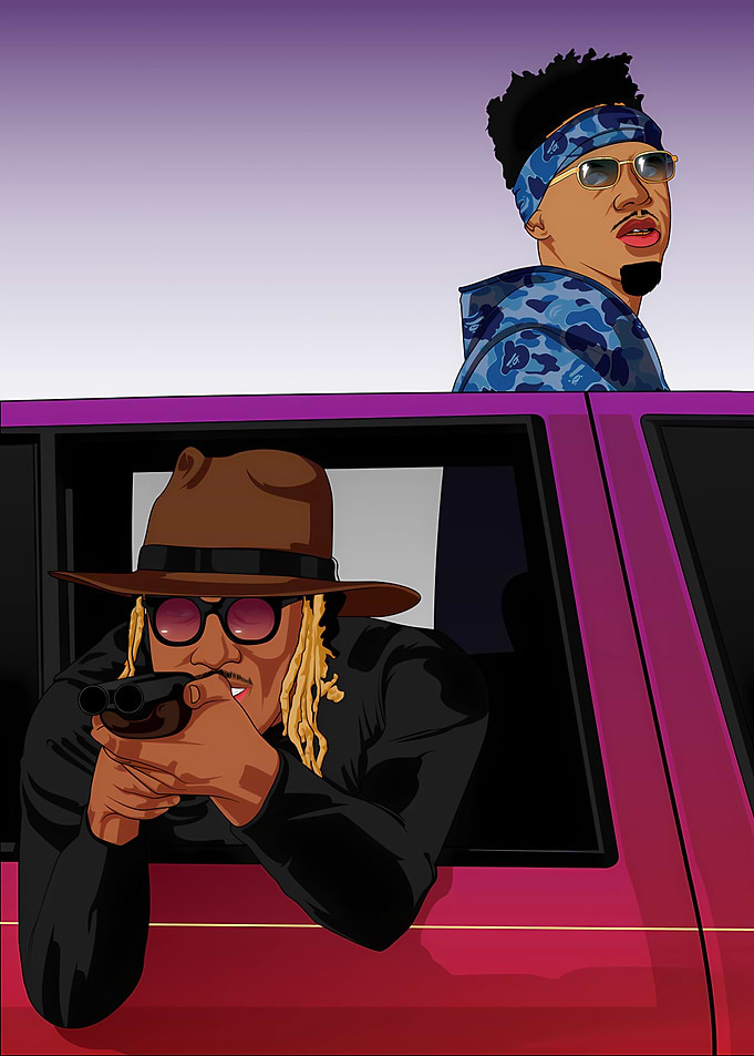 Future and metro boomin Cartoon