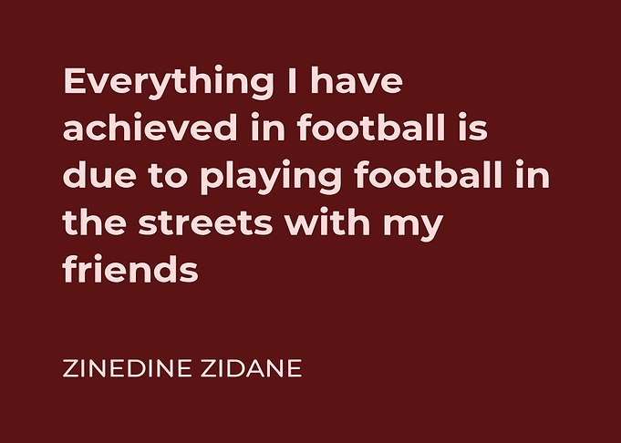 Zinedine Zidane Football Quote