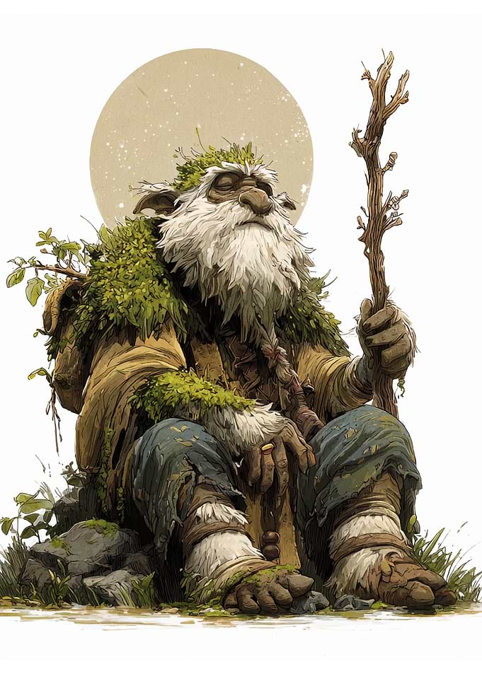 Forest Guardian with Staff