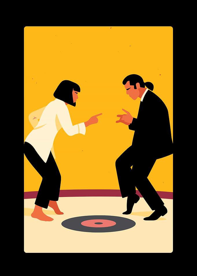 Dance Scene Illustration