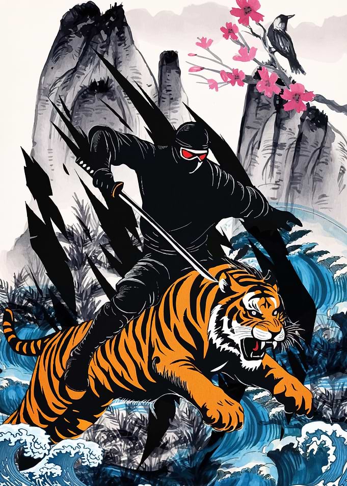 Ninja Riding Animal