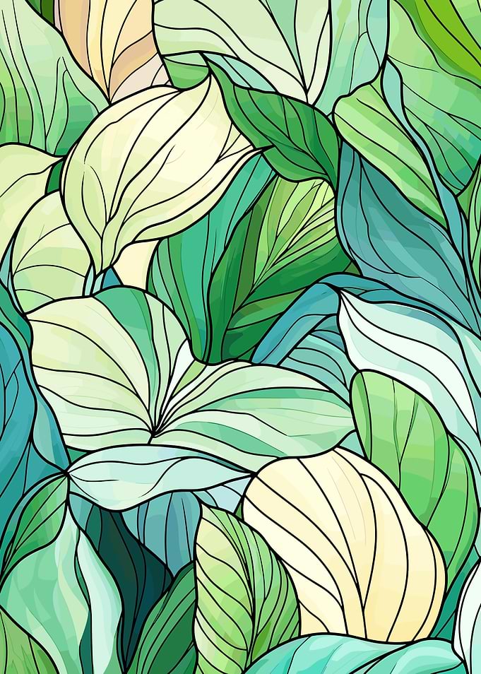 Green Leaves Pattern