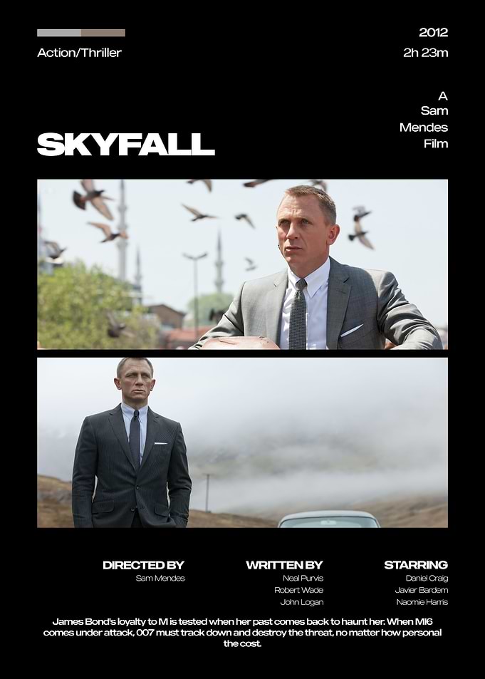 Skyfall Movie Poster