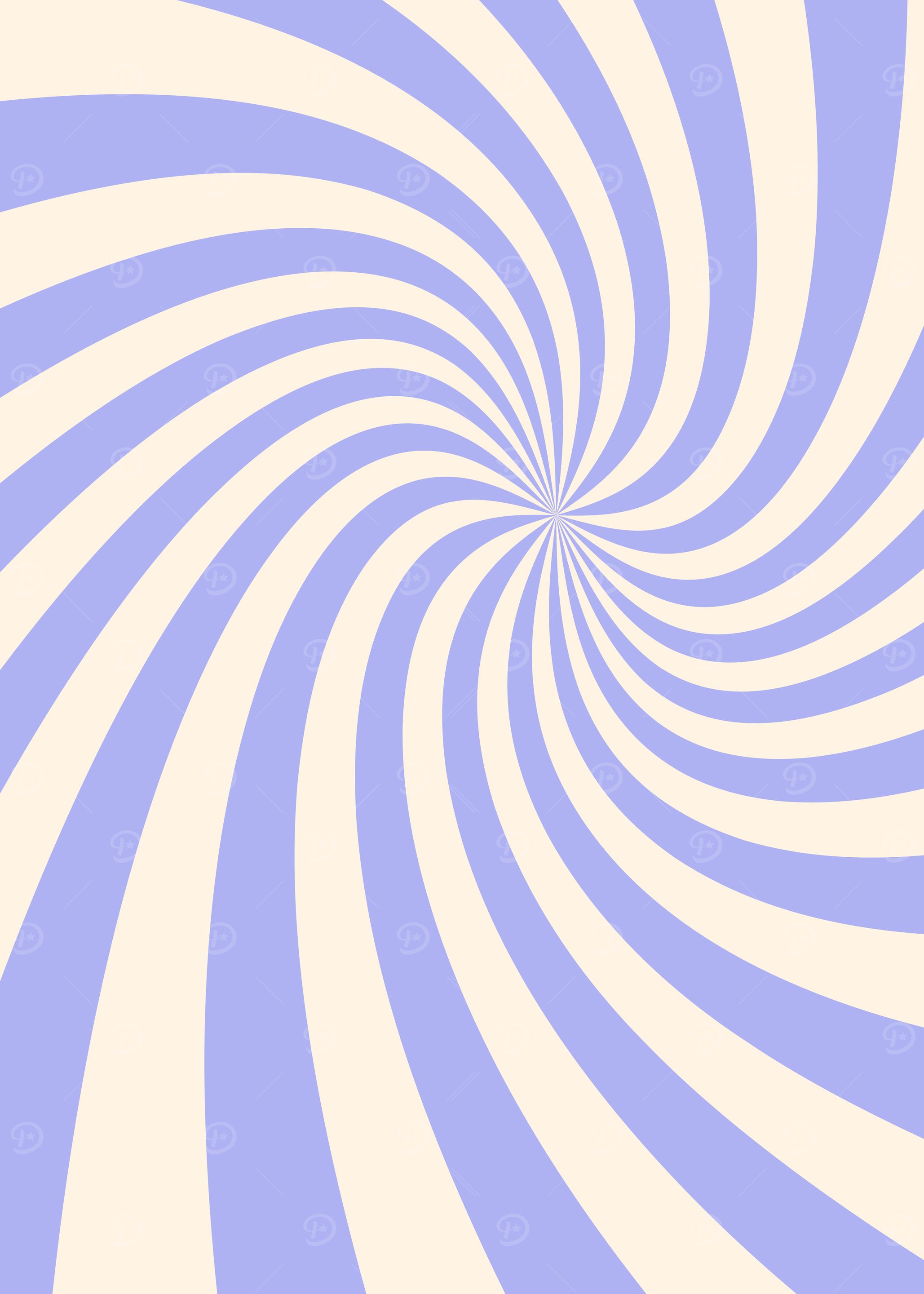 Swirl Pattern in Blue and Beige