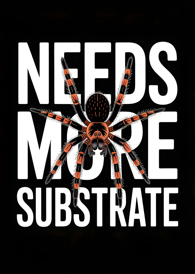 Needs More Substrate Tarantula Graphic