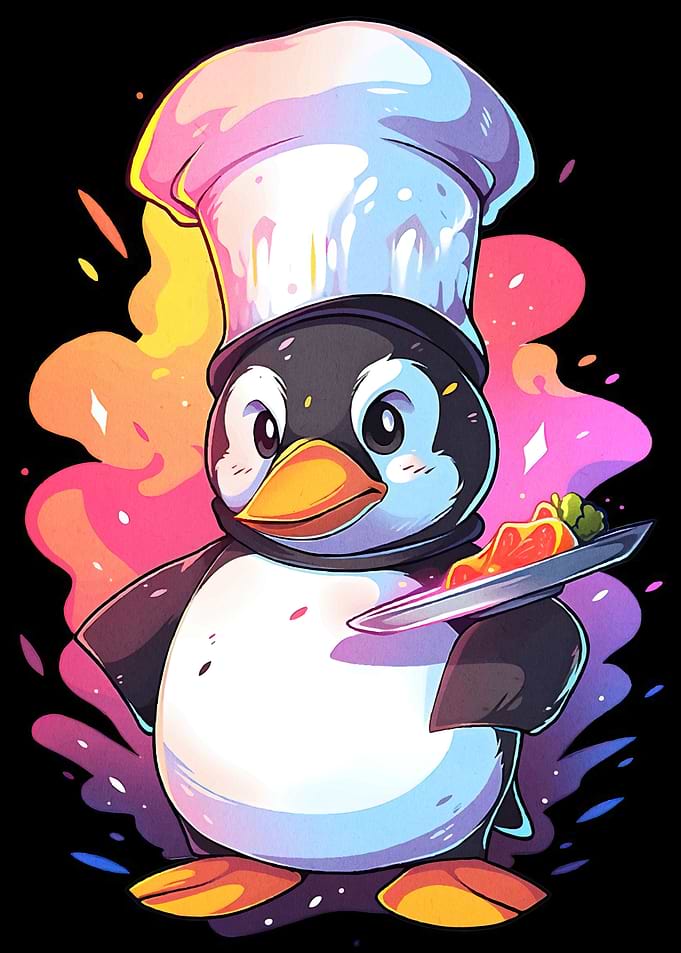 Penguin Chef Food