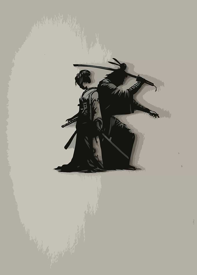 Samurai Duel Illustration
