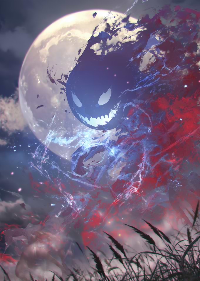 Eerie Moonlit Monster