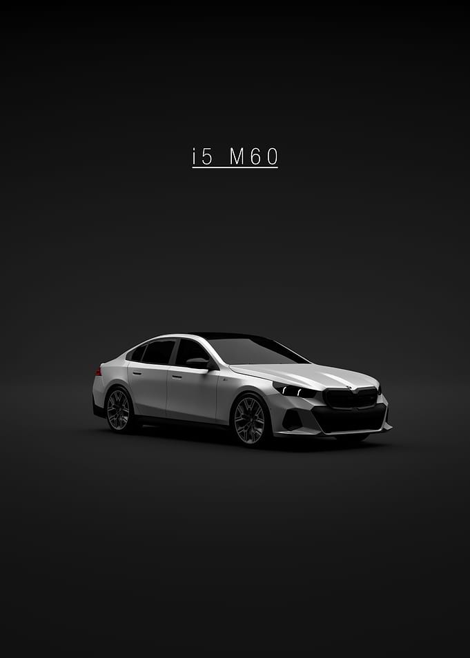 BMW i5 M60 2024 Front White