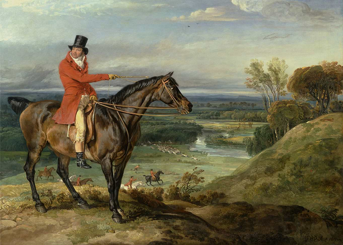 Horseback Riding in the Countryside Painting
