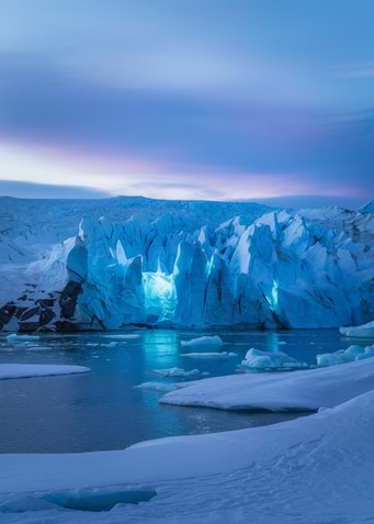 Glacier Lagoon Ice Cave Landscape