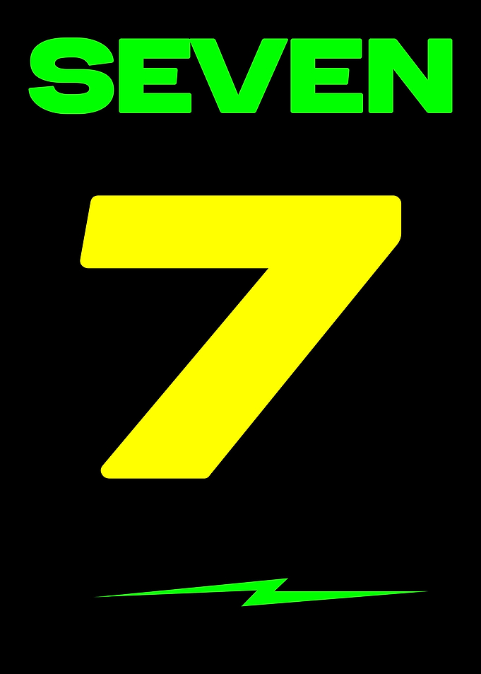 Number seven art