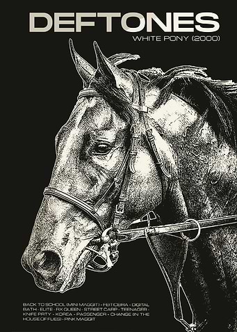 Deftones White Pony Album Cover poster