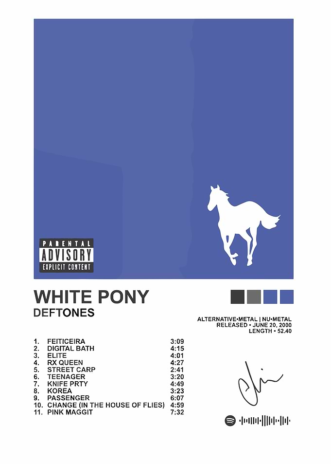 Deftones - White Pony Album Cover