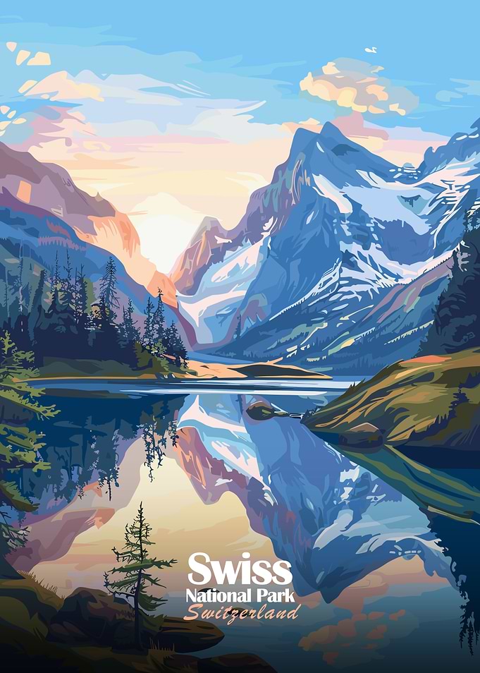 Swiss National Park, Switzerland Landscape