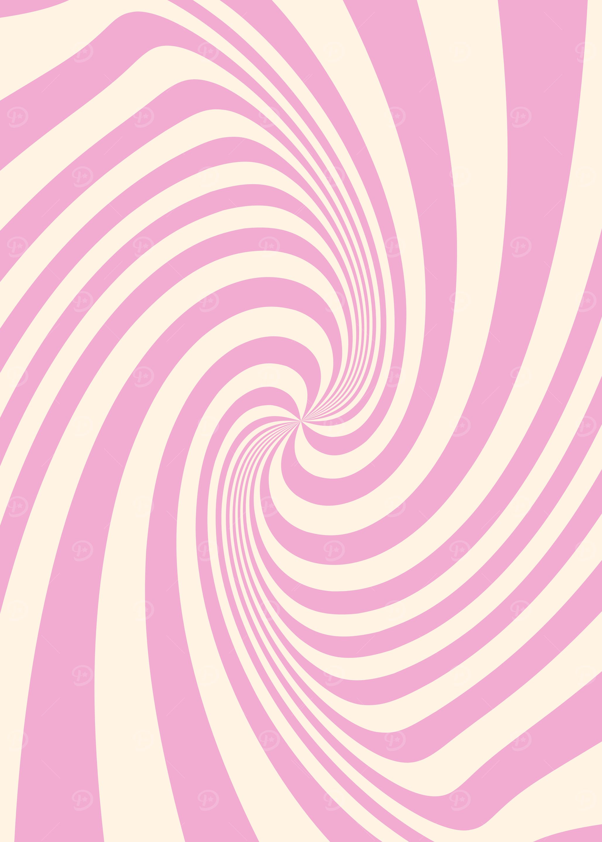 Pink and Cream Swirl Pattern