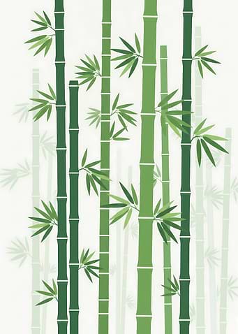 Green Bamboo Forest