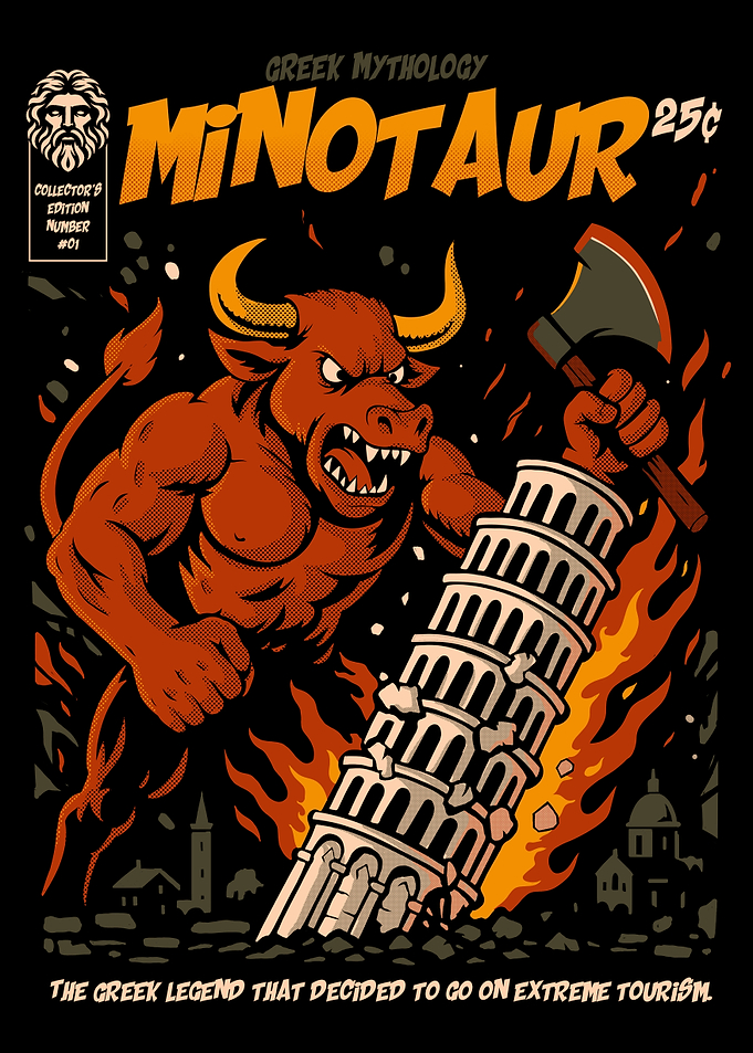 Minotaur Extreme Tourism Comic Cover
