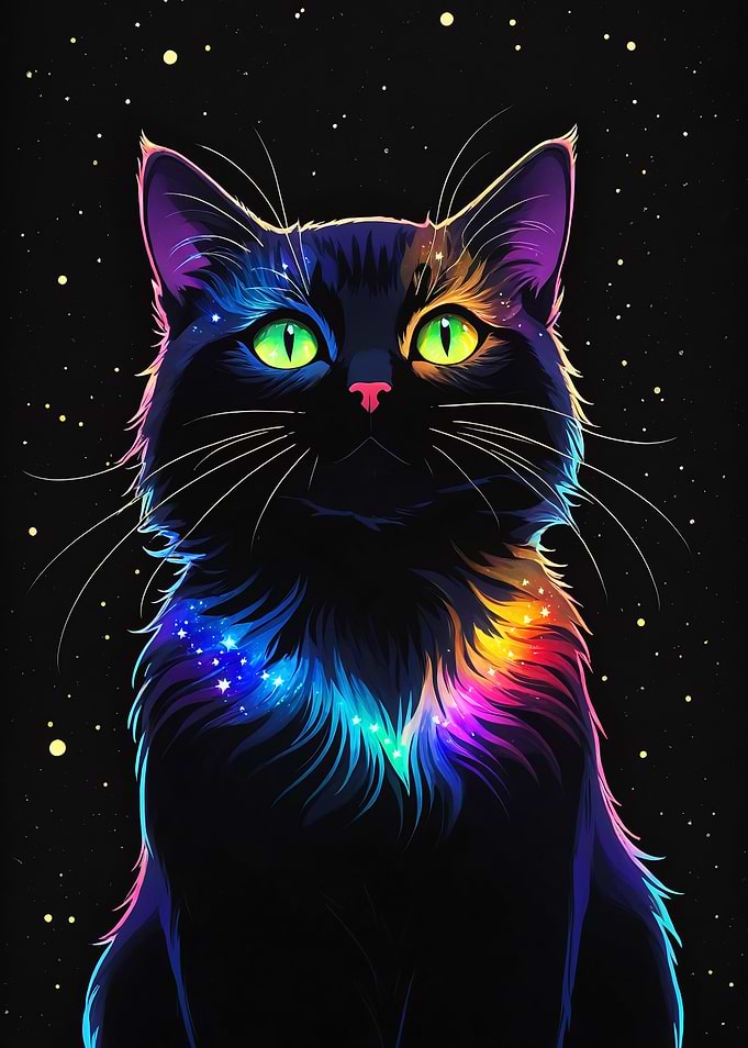 Cosmic Cat Portrait
