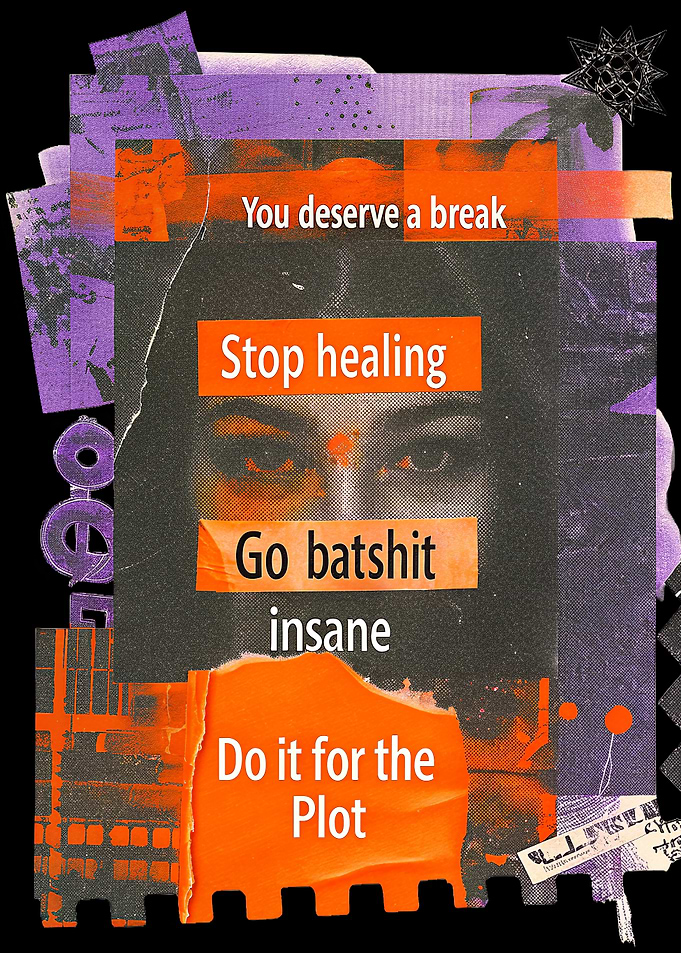 Do It for the Plot - Chaos & Recovery Collage Poster