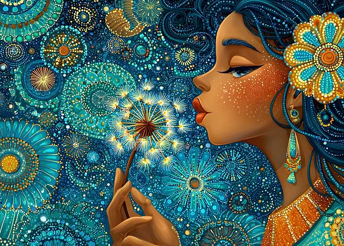 Dandelion Wish Art
