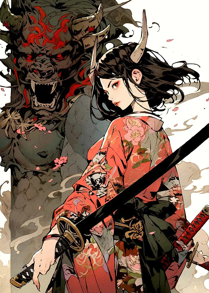 Demon Girl Swords