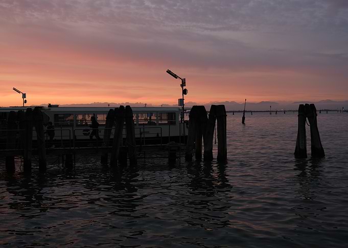Venice Sunset Water Taxi
