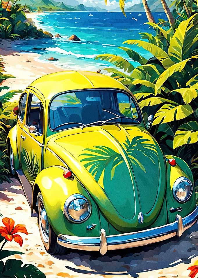 Beetle Tropical Beach
