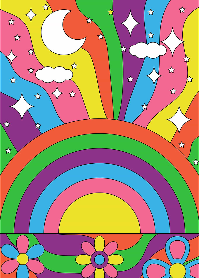 Psychedelic Sky Garden