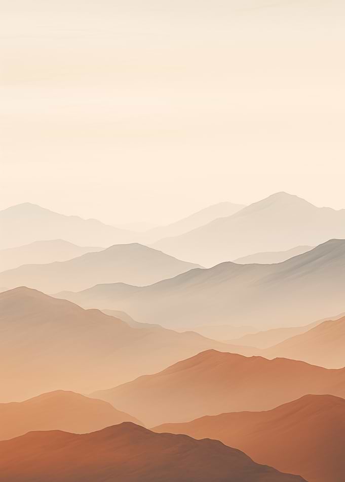 Misty Mountain Landscape