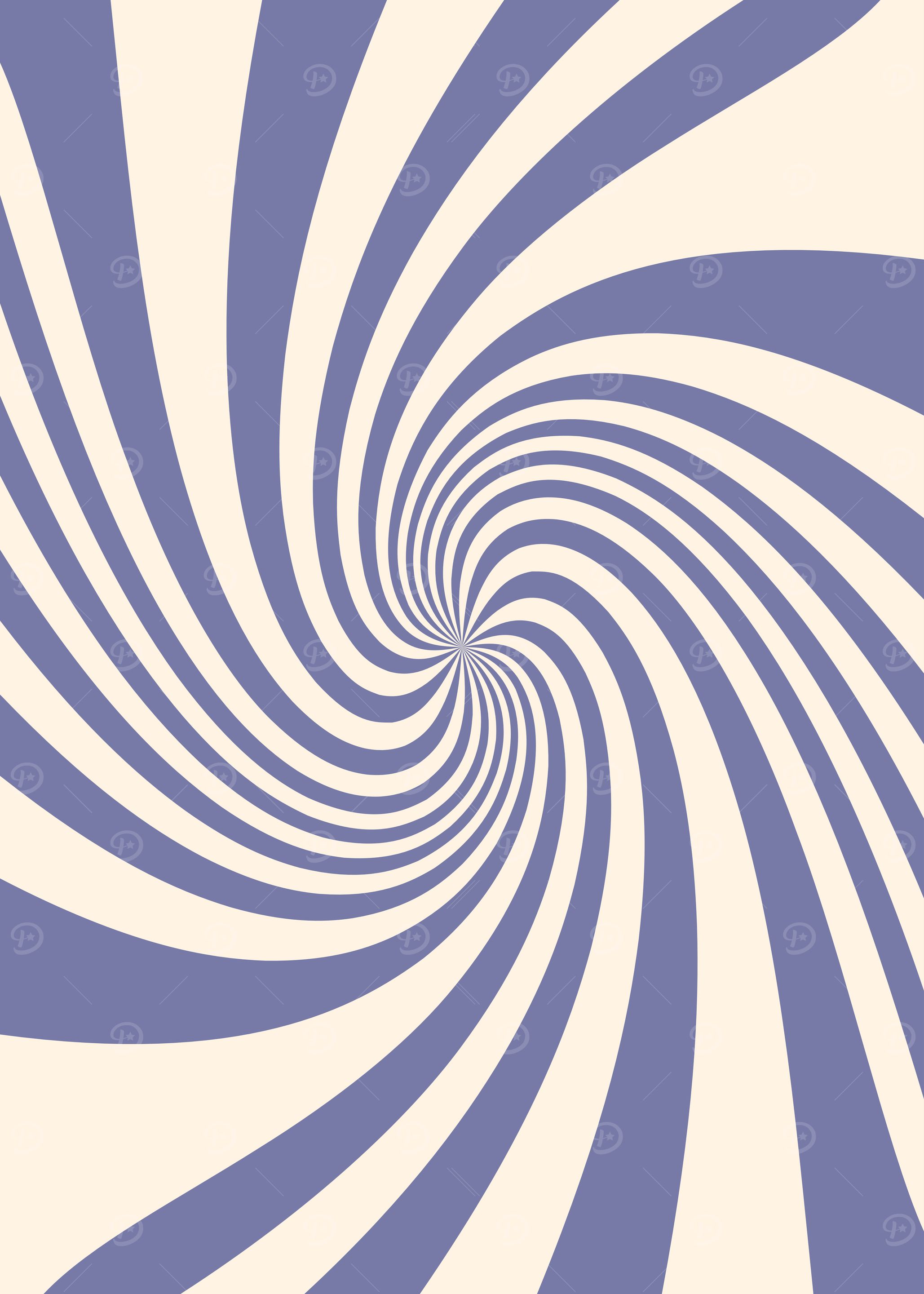Swirling Purple and Cream Pattern