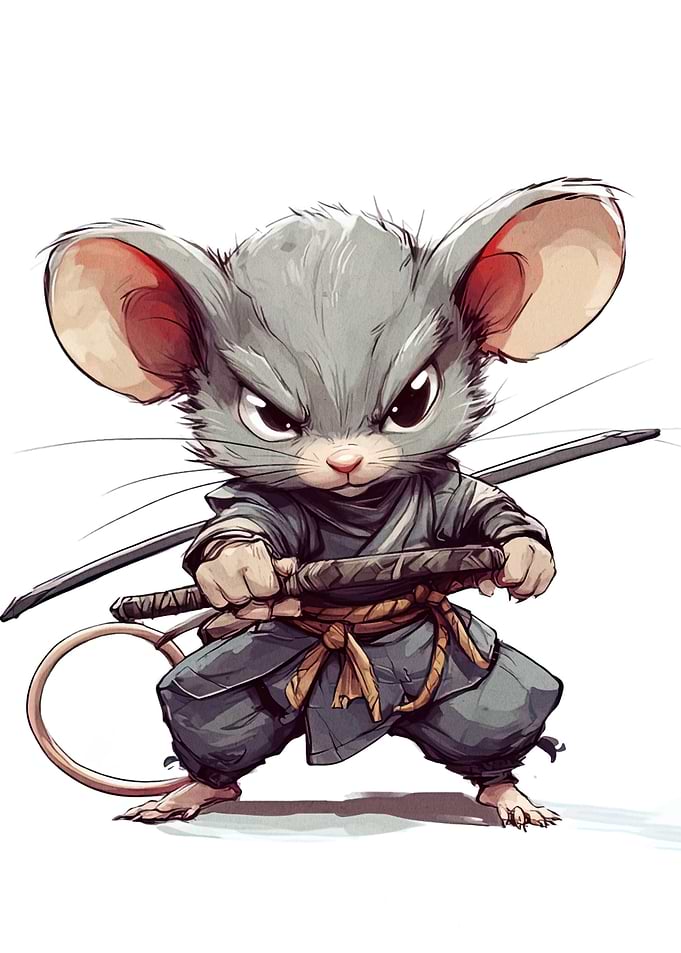 Ninja Mouse Warrior