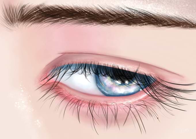 Close-up of a Blue Eye