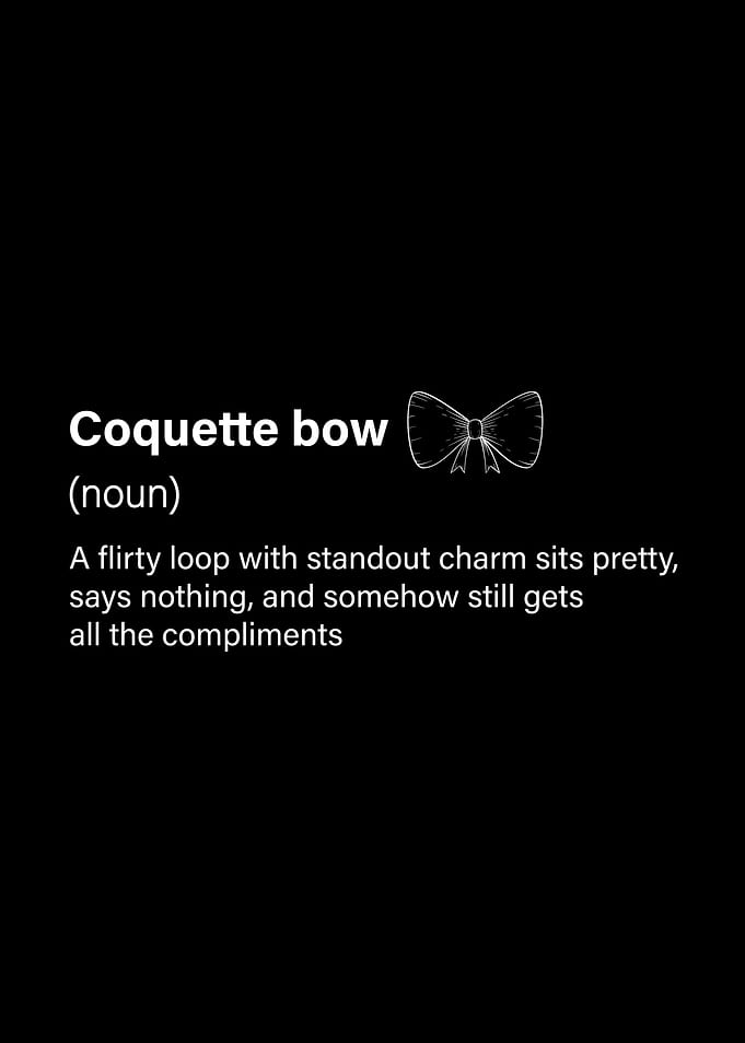 Coquette Bow Definition