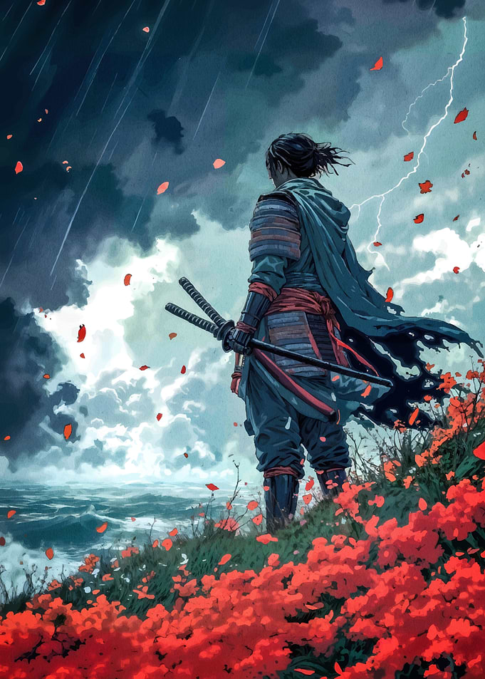 Samurai Flowers Japanese