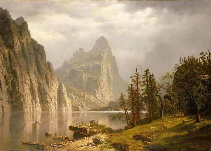 Bridal Veil Falls, Yosemite Valley Painting