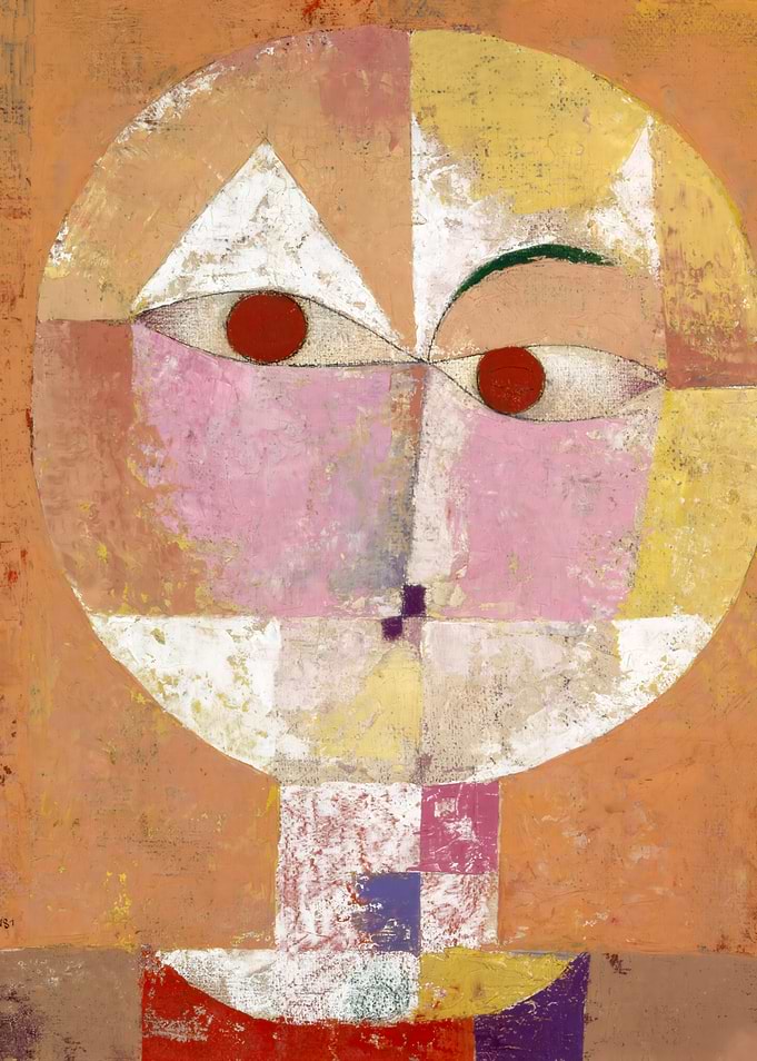 Abstract Face Painting, paul klee paintings