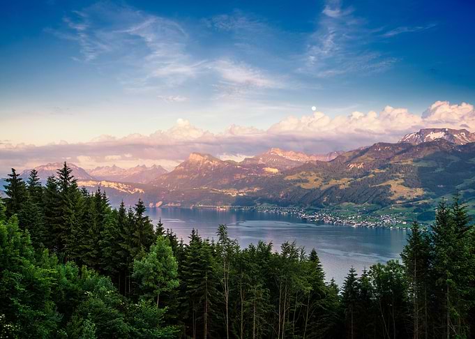 lake lucerne, switzerland landscape photography