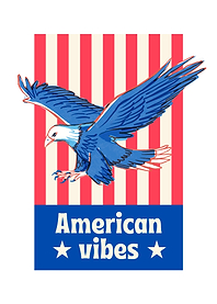 American Vibes Eagle Patriotic Art