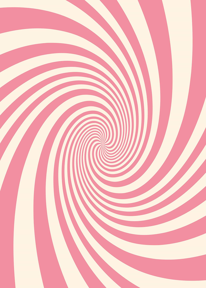 Pink and Cream Swirl Pattern