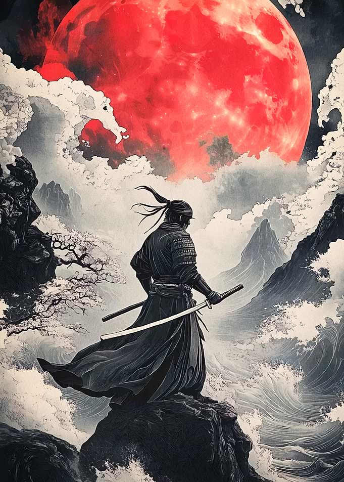 Samurai Red Moon