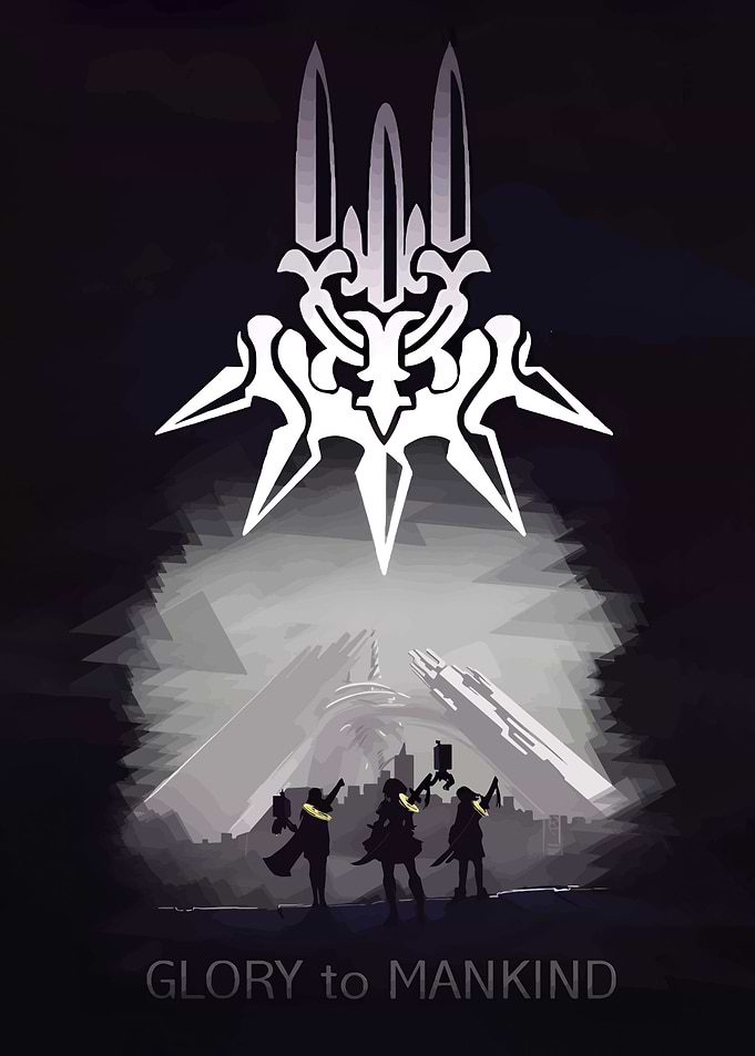 Nier Automata Glory to Mankind Poster