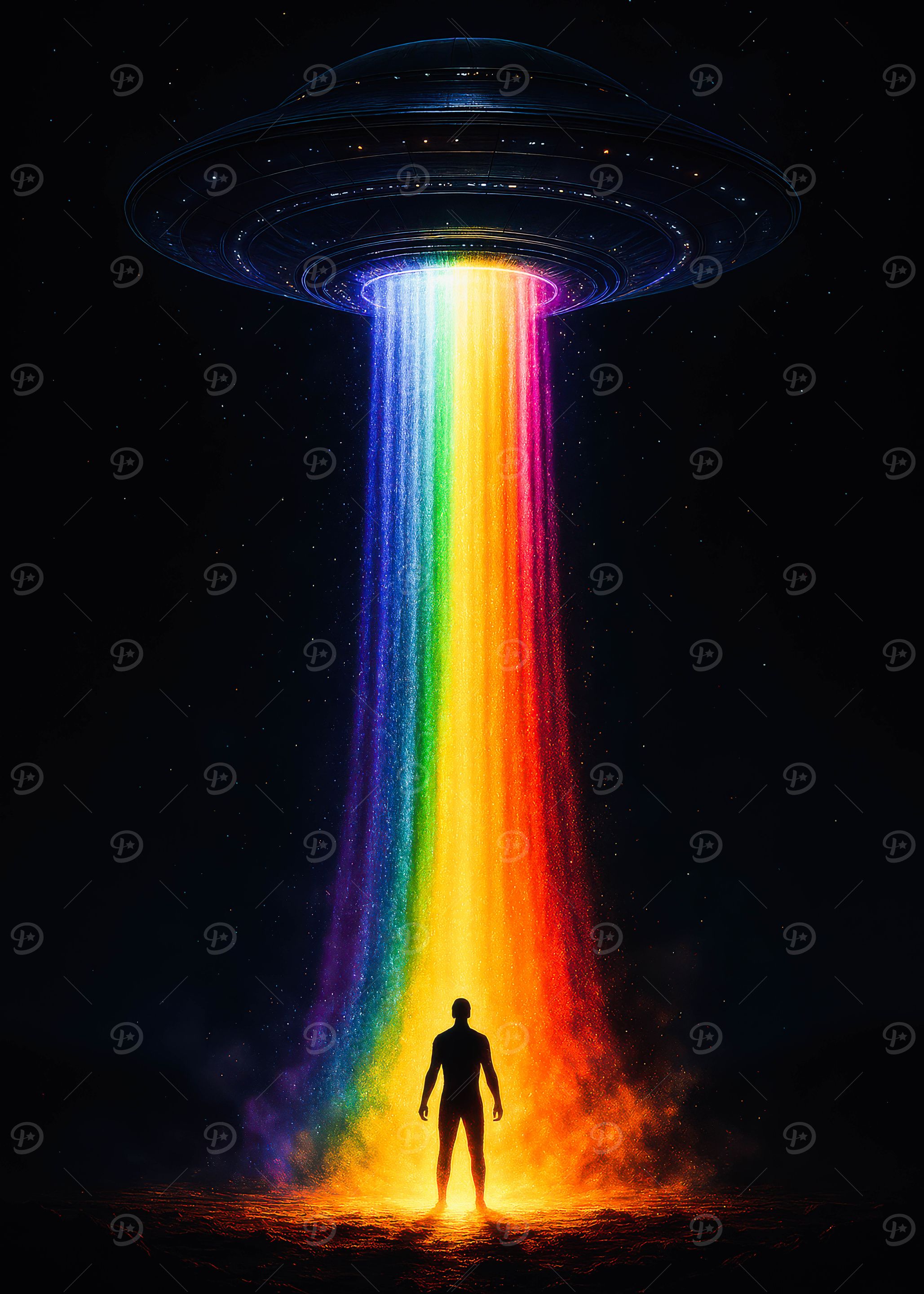 UFO Rainbow Beam, Cosmic Connection