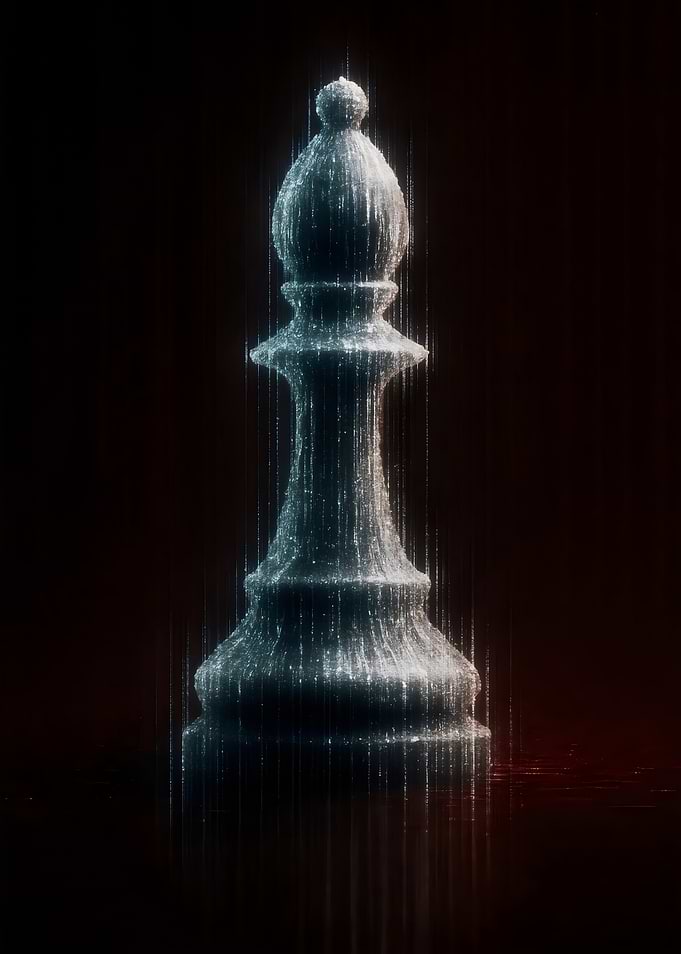 Chess Bishop Piece Sparkle