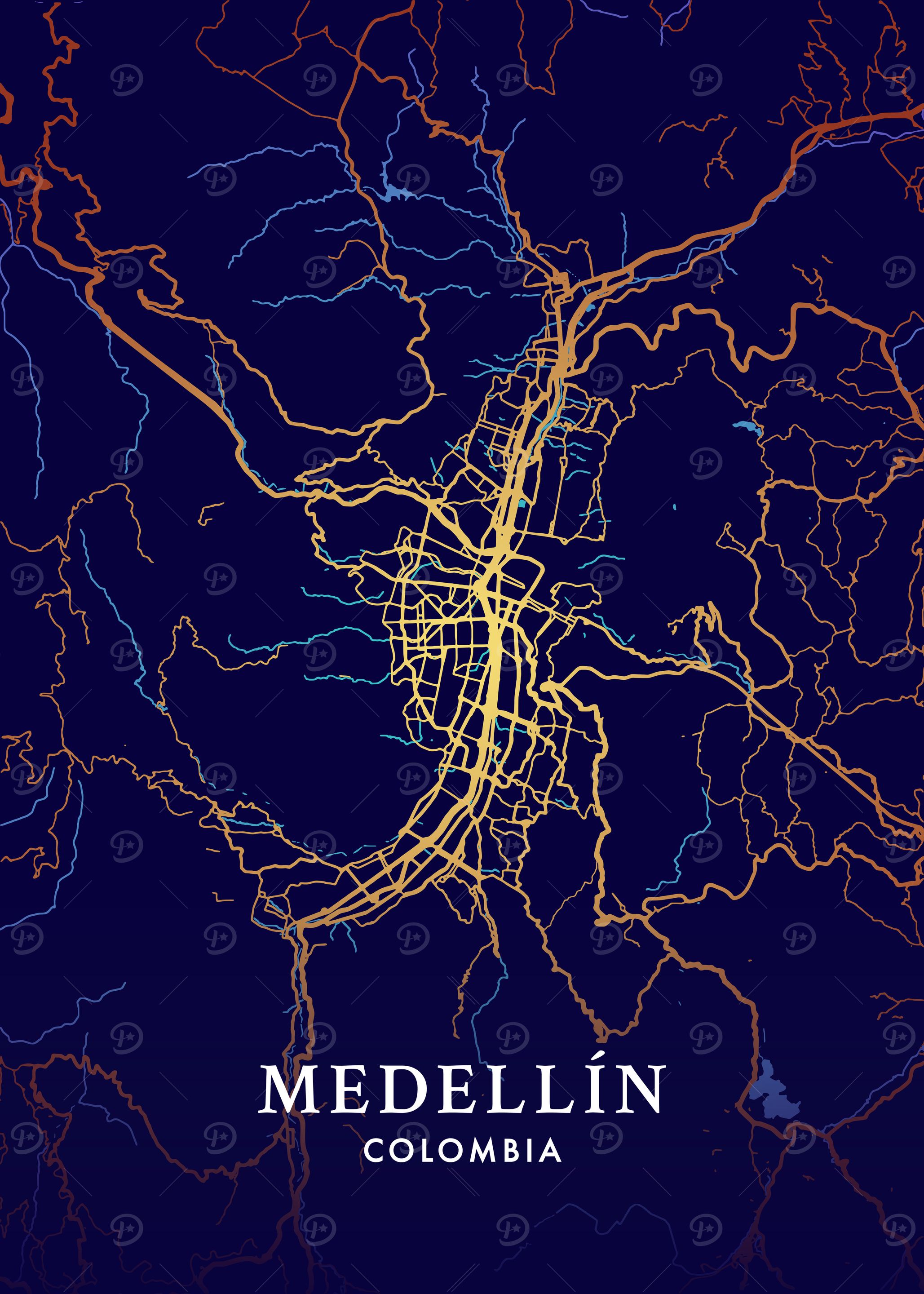 Medellin City Map