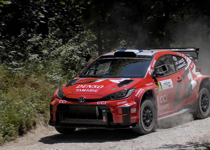 Toyota Yaris Rally Car at Goodwood