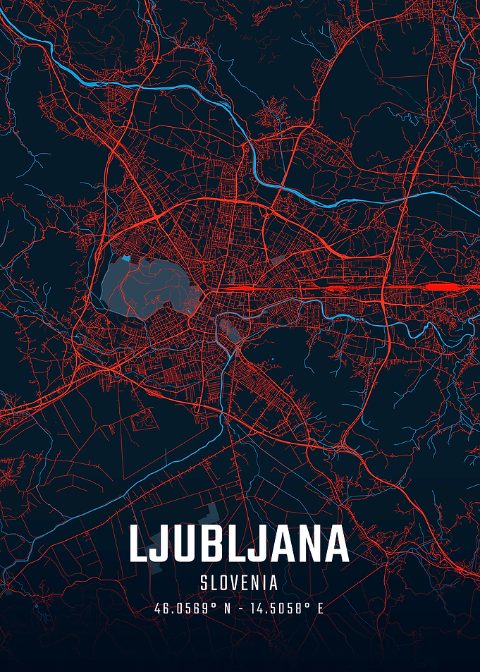 Ljubljana City Map