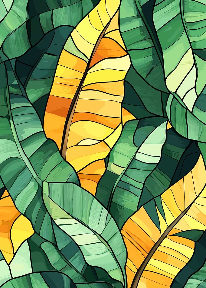 Tropical Leaves Pattern