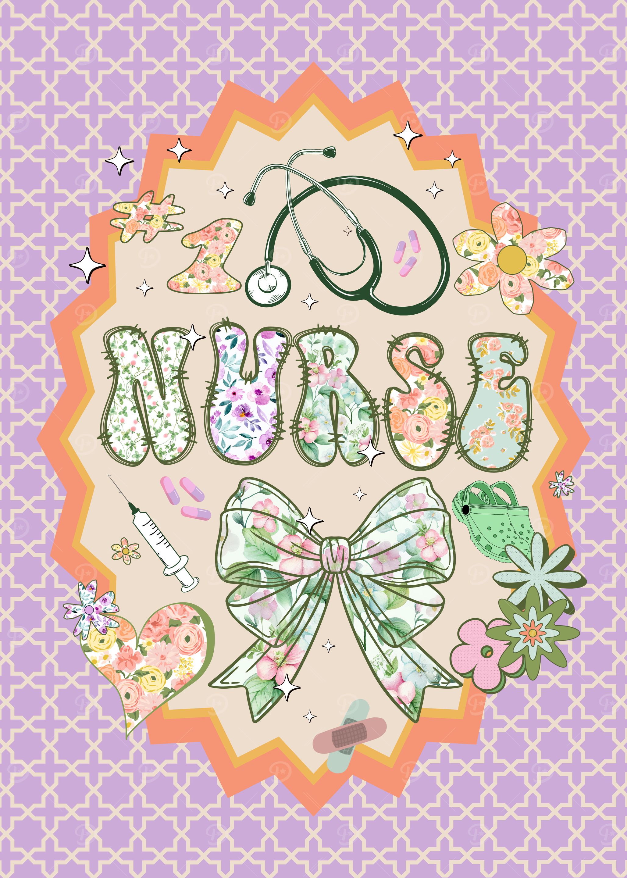 Floral Nurse Appreciation Decor