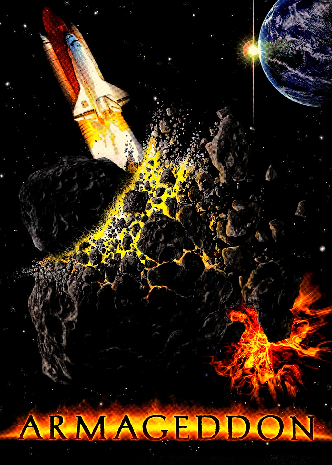 Armageddon: Space Shuttle and Asteroid Collision